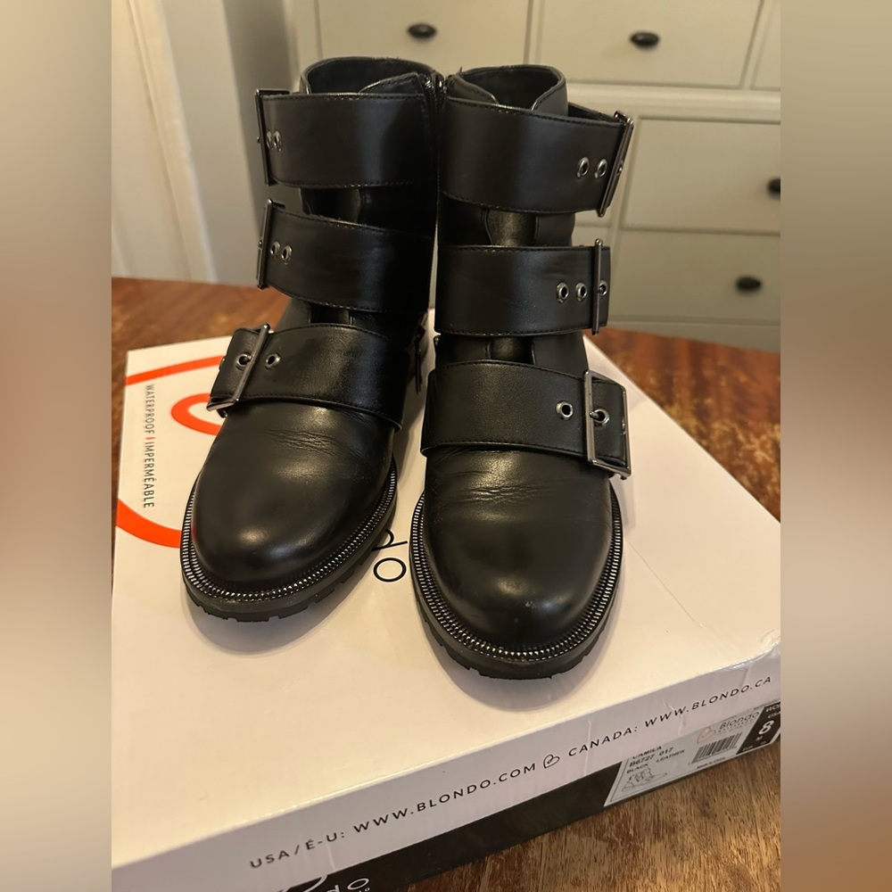 BLONDO Camila Moto/Combat Boots